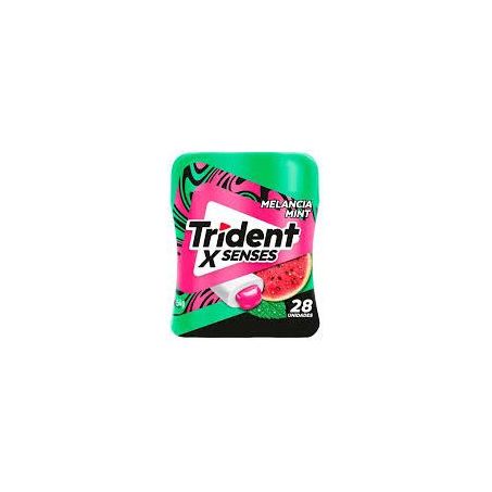 TRIDENT X SENSES GAR. MELANCIA/MENTA C/28