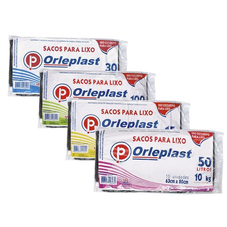 SACO LIXO ORLEPLAST 15L C/100 RL