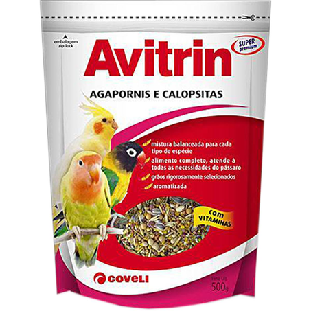 Ração Avitrin 500g - Calopsitas