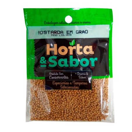 MOSTARDA HORTA SABOR GRAO  40G