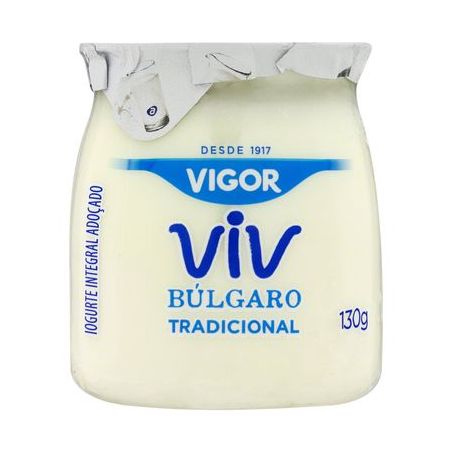 IOGURTE VIGOR BULGARO 130G TRADICIONAL