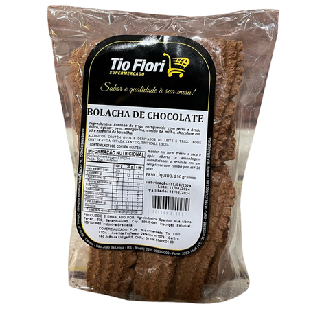 Bolacha especial tio fiori chocolate 250g