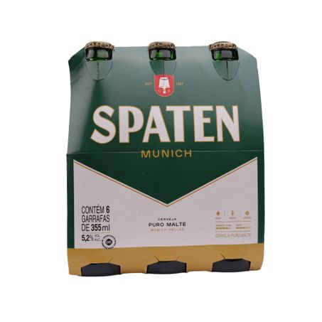 Cerveja Spaten Long Neck 355ml C/6 360-2