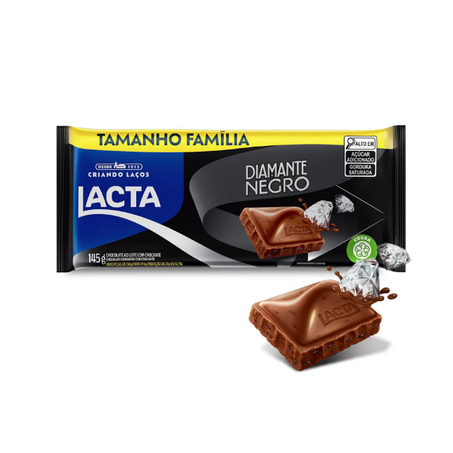 Choc diamante negro tam familia 145g