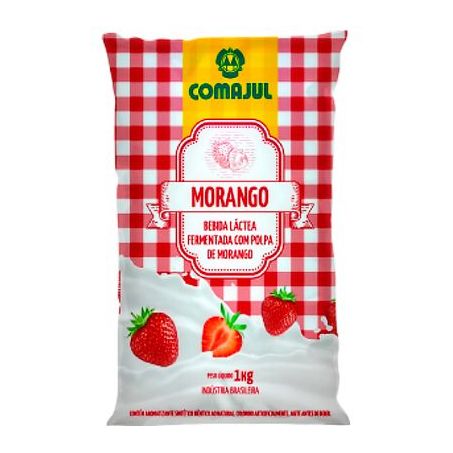 Bebida Láctea Comajul Morango 1kg