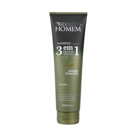 Shampoo Bio Extratus Homem 3 em 1 Embalagem 250ML