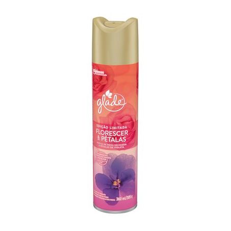 ODORIZADOR AEROSOL GLADE 360ML ED PETALAS 