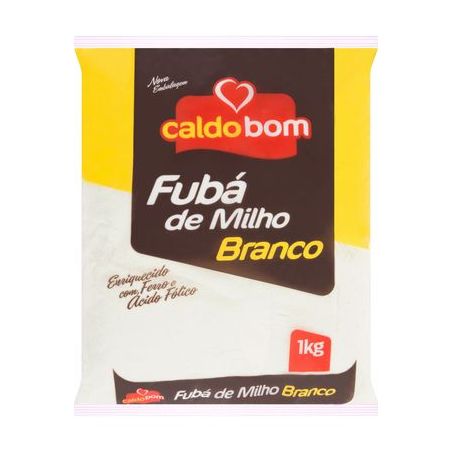 Fubá Branco Caldo Bom 1KG