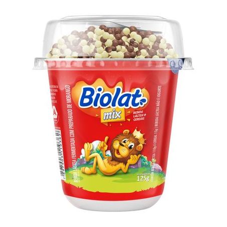 BEBIDA LACTEA BIOLAT 125G COPO CEREAIS
