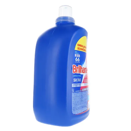 Lava Roupas Líquido Brilhante Limpeza Total Galão 5lt - Embalagem econômica 360-30