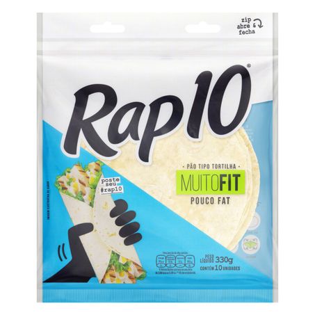 Pão tortilha fit rap10