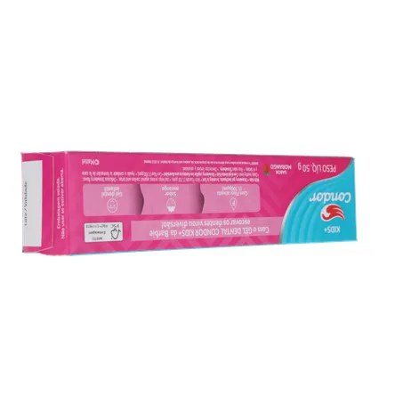 Creme Dental Infantil Barbie Morango com Flúor Condor 50G 360-14