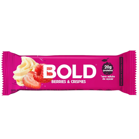 Choc bold barra proteica 60g berries & crispies