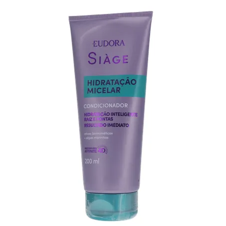 Condicionador eudora siáge hidratação micelar 250ml 360-2