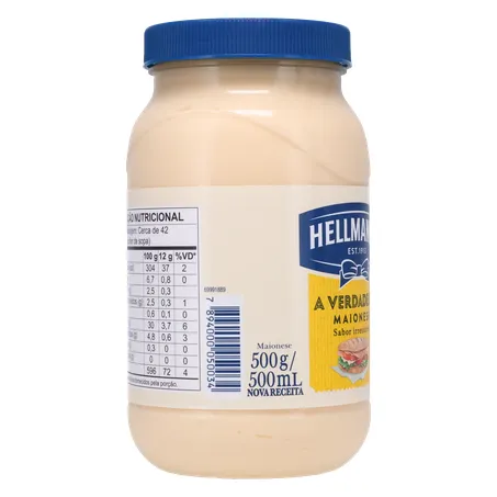 MAIONESE HELLMANN'S POTE 500G 360-30