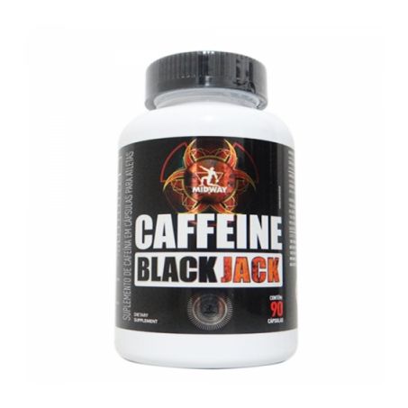 Suplemento Midway Caffein Black Jack 90 Capsulsad