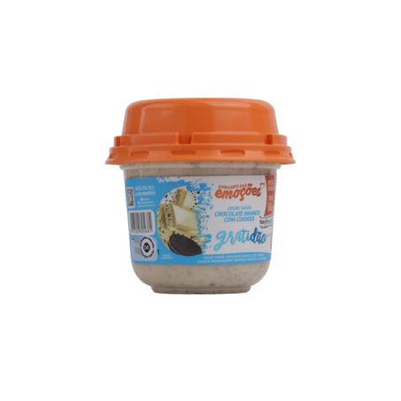 Creme Bom Princípio Sabor Chocolate Branco com Cookies  Pote 160gr 360-55