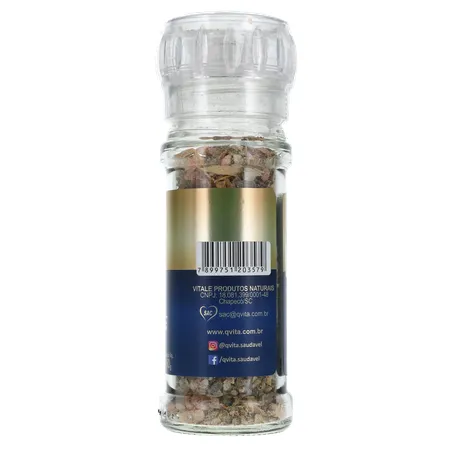 Tempero q-vita para peixe c-s moedor52 360-12