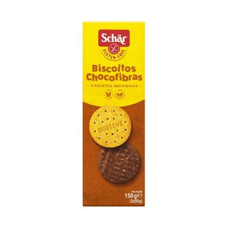 Biscoito schar 150gr chocofibras