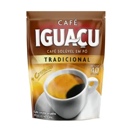 CAFÉ SOLÚVEL IGUAÇU REFIL 40G