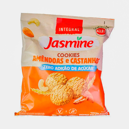 COOKIES ZERO AMENDOAS E CASTANHAS 120G
