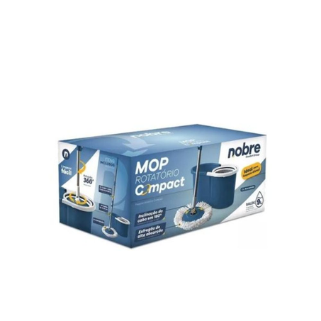 Kit Mop Nobre Compact Azul Petróleo 9L