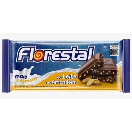 Chocolate amendoim florestal 80g