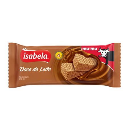 WAFER ISABELA RECHEADO DOCE LEI 100G