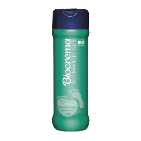 DESODORANTE BIOCREMA P/PÉS MENTOLADO 100G