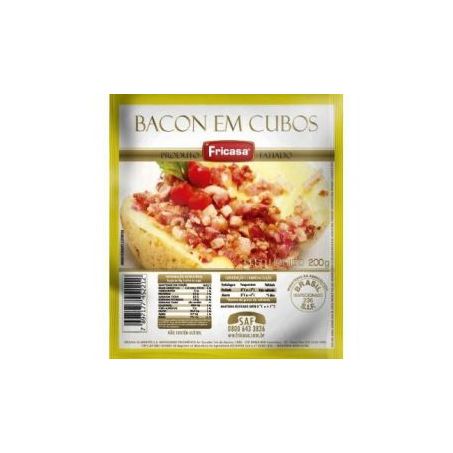 Bacon fricasa 200g cubos