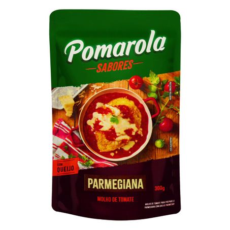 Molho de tomate parmegiana pomarola sabores