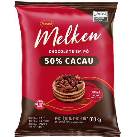 Chocolate po harald melken 1.01kg cacau 50%
