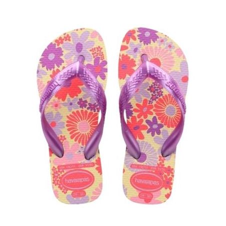 CHINELO HAVAIANAS KIDS FLORES BUTTERCREAM 27/28