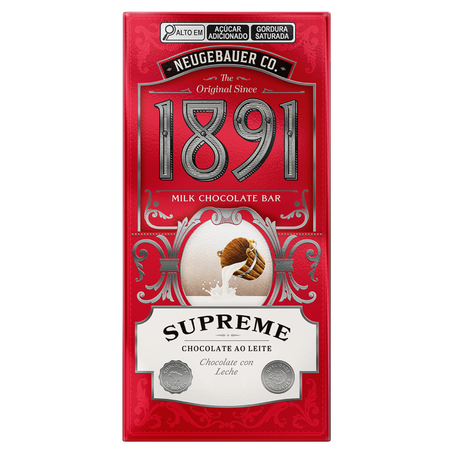 Chocolate Ao Leite 1891 Supreme Caixa 45g