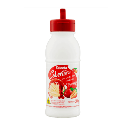 COBERTURA EM CALDA SELECTA DE MORANGO 300G