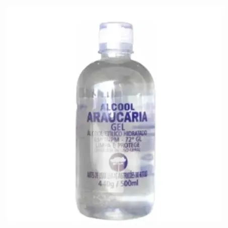 Alcool Gel Araucaria 500ml 70 