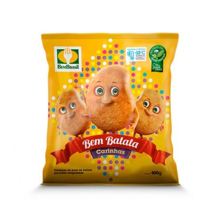 BATATA BEM BRASIL BEM BATATA CONGELA CARINHAS 400G