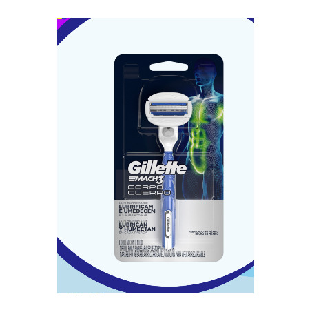 Aparelho mach3 corpo gillette c/1