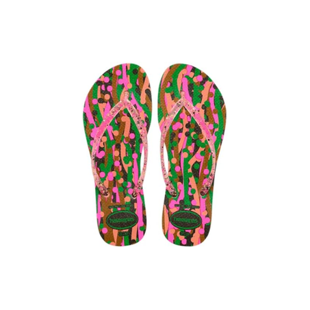 CHINELO HAVAIANAS SLIM CONFETE A.INDICO 35/36