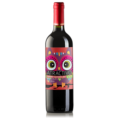Vinho tinto cabernet sauvignon atractivo 750ml