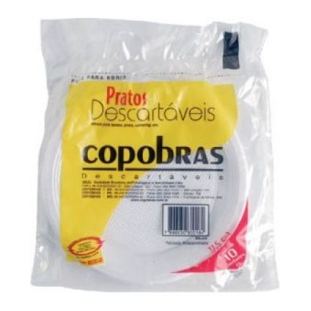 PRATO COPOBRAS DESC. BRANCO 17,5CM