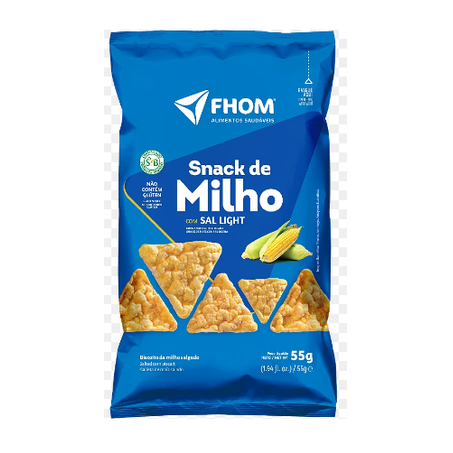 Snack Fhom de Milho com Sal Light 55g