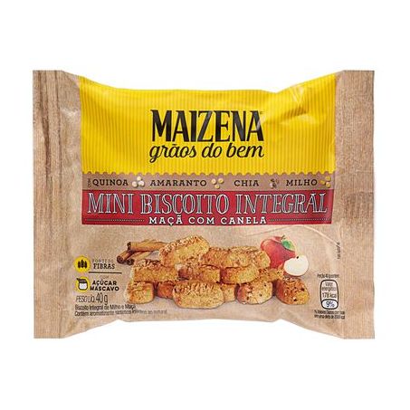 Bisc maizena maçã com canela 40g