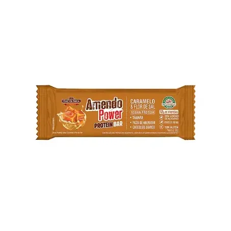 Barra amendopower protein 50gr caram/flor