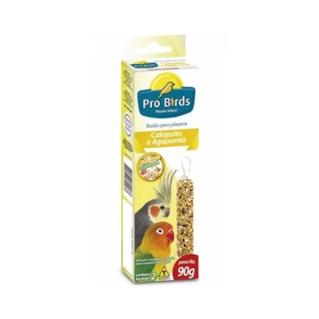 Bastão Pro Birds P/Passaros 90g Calopsita - Tradicional