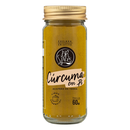 CÚRCUMA BR SPICES VIDRO EM PÓ 60G