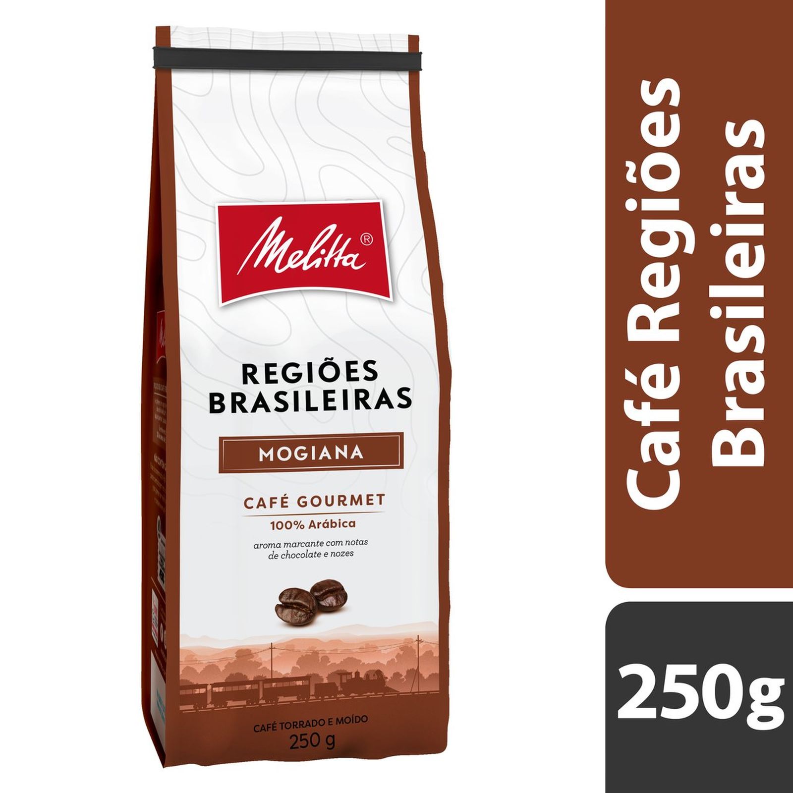 CAFÉ TORRADO E MOÍDO MOGIANA MELITTA GOURMET REGIÕES BRASILEIRAS