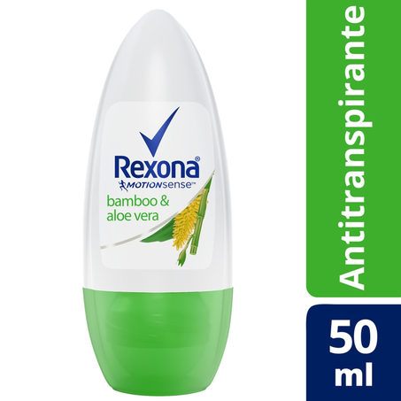 Desodorante Rollon Feminino Bamboo Rexona 50Ml