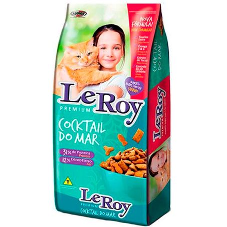RAÇÃO LEROY 1KG COCKTAIL MAR