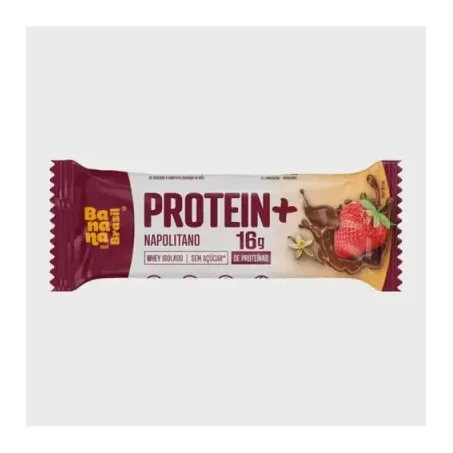 Barra protein+ Banana Brasil napolitano 50g